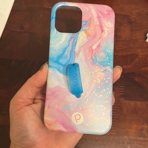 iPhone 12/12 Pro Loopy Cotton Candy swirl